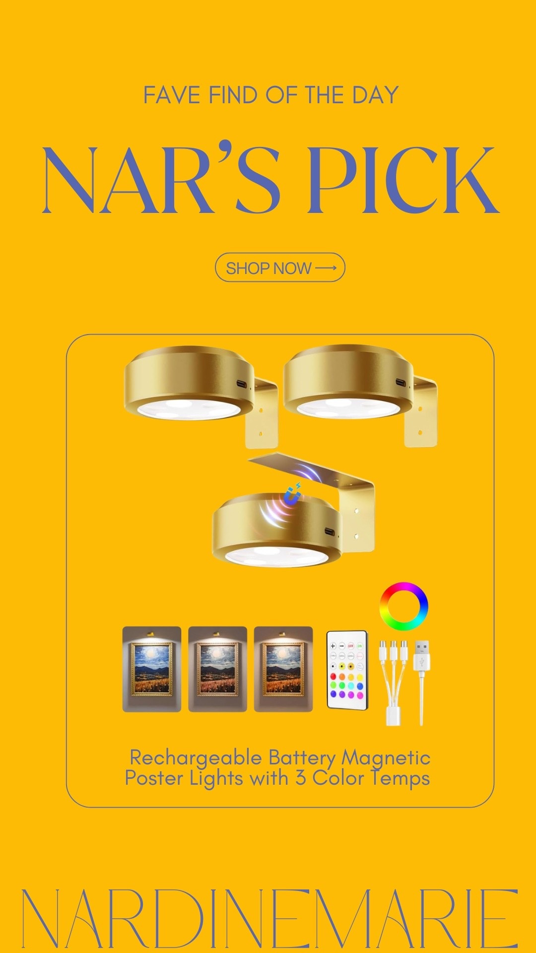 FAVE FIND YOU DIDN’T KNOW YOU NEEDED ✨

These rechargeable magnetic lights instantly upgrade your space
perfect for artwork, frames, shelves & cozy corners

3 color temps + remote control = super customizable depending on your vibe
no wiring, no hassle—just stick & glow

I love how this makes any wall look more high-end in seconds (such an easy upgrade!!)

Tap to shop →

home lighting, amazon home finds, wall lights, picture lights, cozy home, home upgrade, ambient lighting, modern decor, aesthetic home, easy home upgrades

#LTKHome
