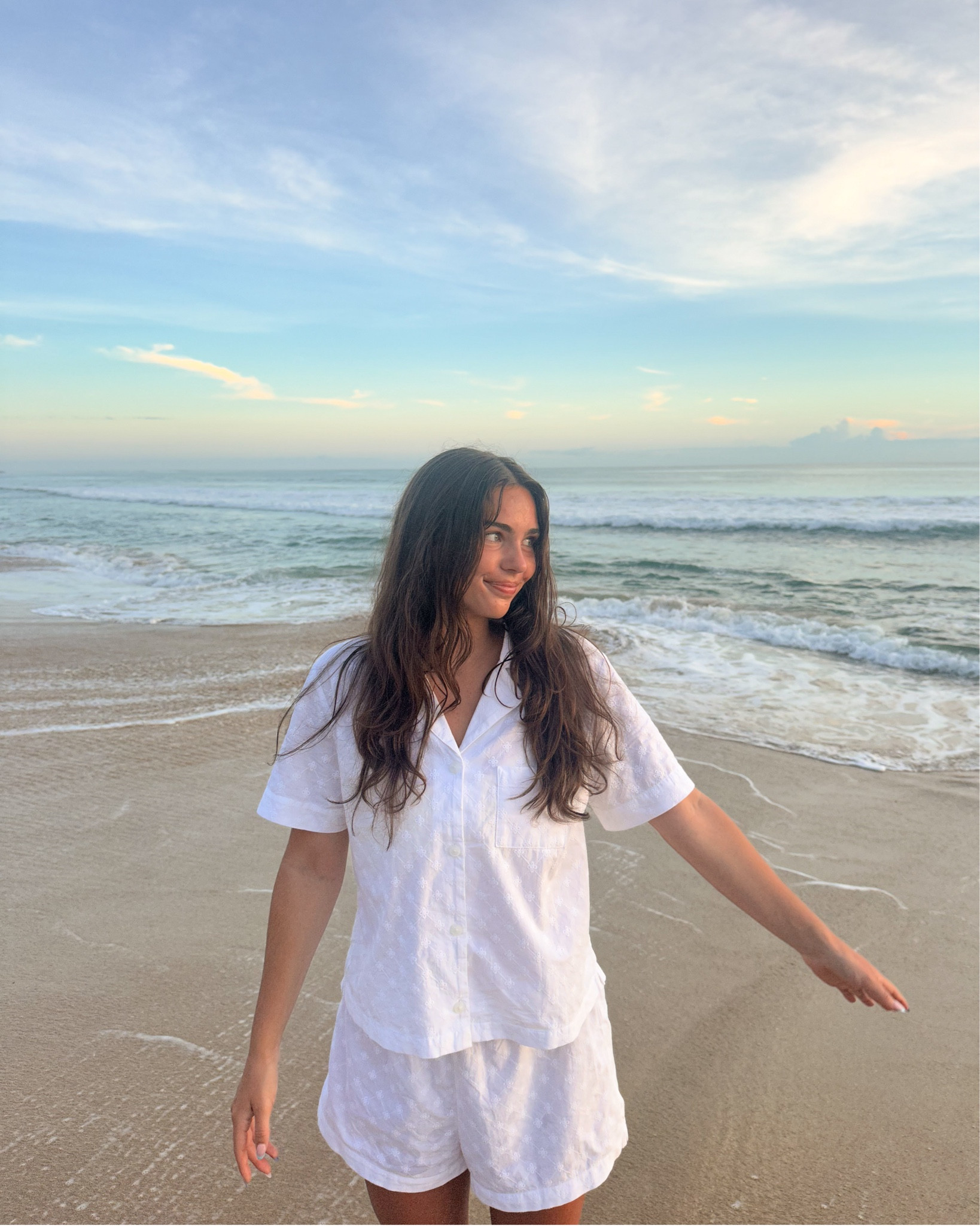 cutest eyelet pj set 🤍
wearing size: M 
fits true to size 

#LTKcanada #LTKtravel #LTKsummer