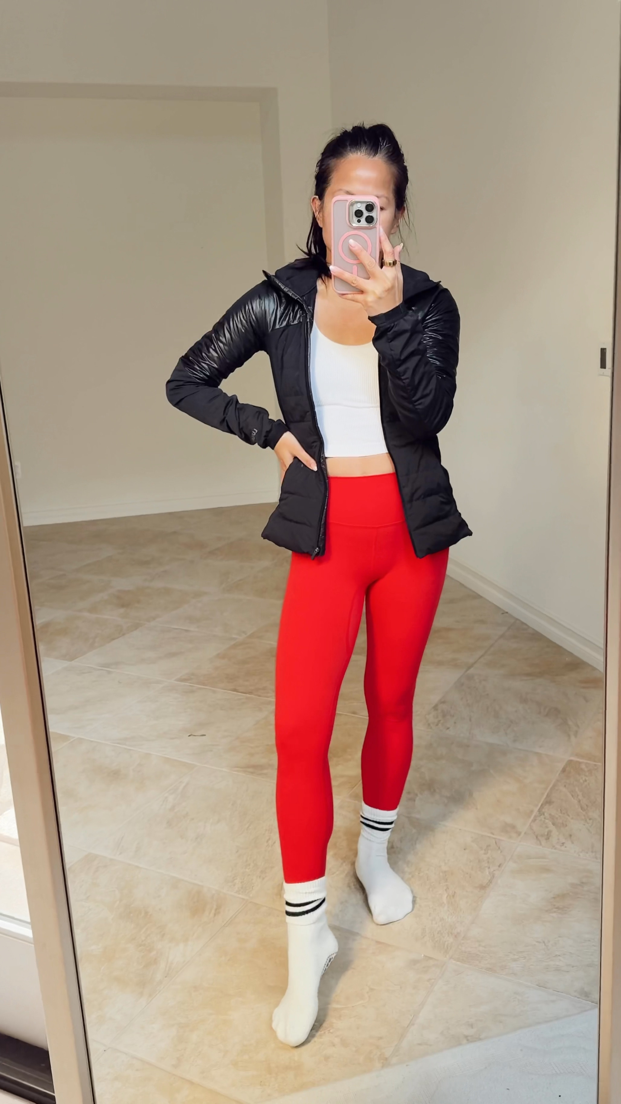 Pilates outfit. Red butter leggings. Lululemon free people. 

#LTKActive