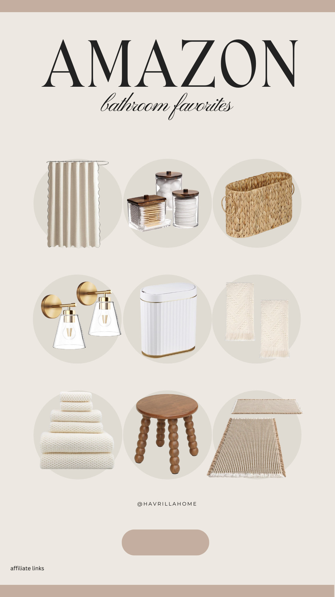 Bathroom amazon finds, neutral bathroom decor, bathroom organization amazon, modern bathroom accessories, shower curtain neutral, bathroom storage solutions, acrylic bathroom containers, woven storage baskets bathroom, bathroom lighting fixtures, bathroom trash can modern, neutral bath towels set, bathroom rug neutral, small bathroom ideas, aesthetic bathroom decor, minimal bathroom styling 

 

#LTKHome