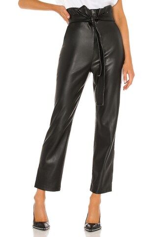 Alexis Kayden Vegan Leather Pants in Black from Revolve.com | Revolve Clothing (Global)