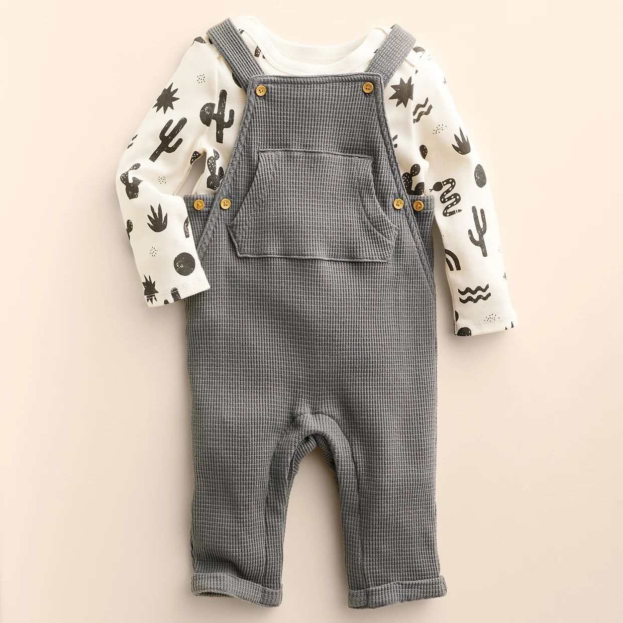 Baby Little Co. by Lauren Conrad Bodysuit & Overalls Set | Kohl's