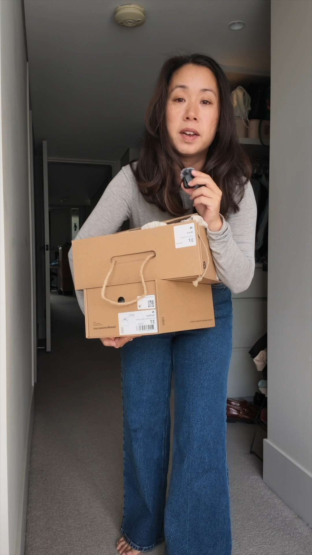 My new Bared shoes are tagged, I'm wearing a size S in my grey knit top, size AU 8 in my grey skirt, bag also linked, jeans are a size 26, barn jacket is a size AU 8, wearing a size 8 in my white knit

#LTKaustralia #LTKshoes #LTKpetite