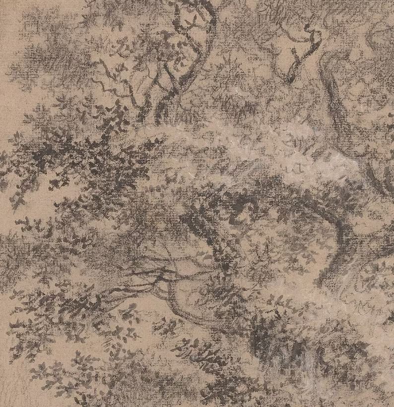 Vintage Tree Sketch A Twisted Oak PRINTABLE DIGITAL - Etsy | Etsy (US)