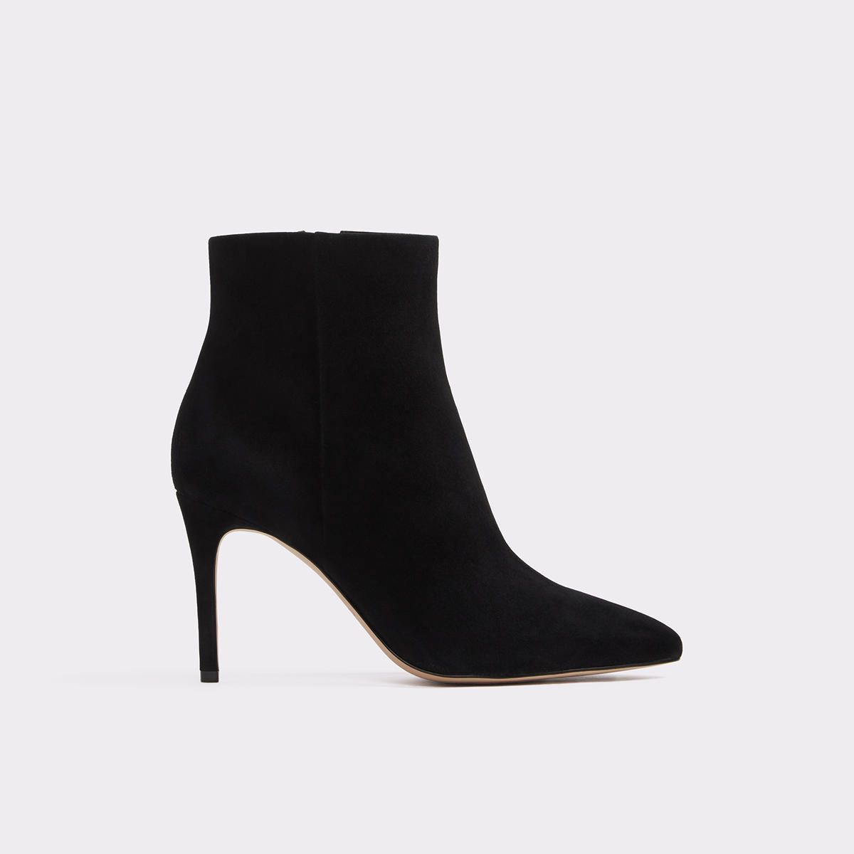 Wiema Black Leather Suede Women's Ankle boots | Aldoshoes.com US | Aldo Shoes (US)
