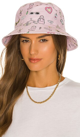 x Esther Bunny Bucket Hat in Pink | Revolve Clothing (Global)