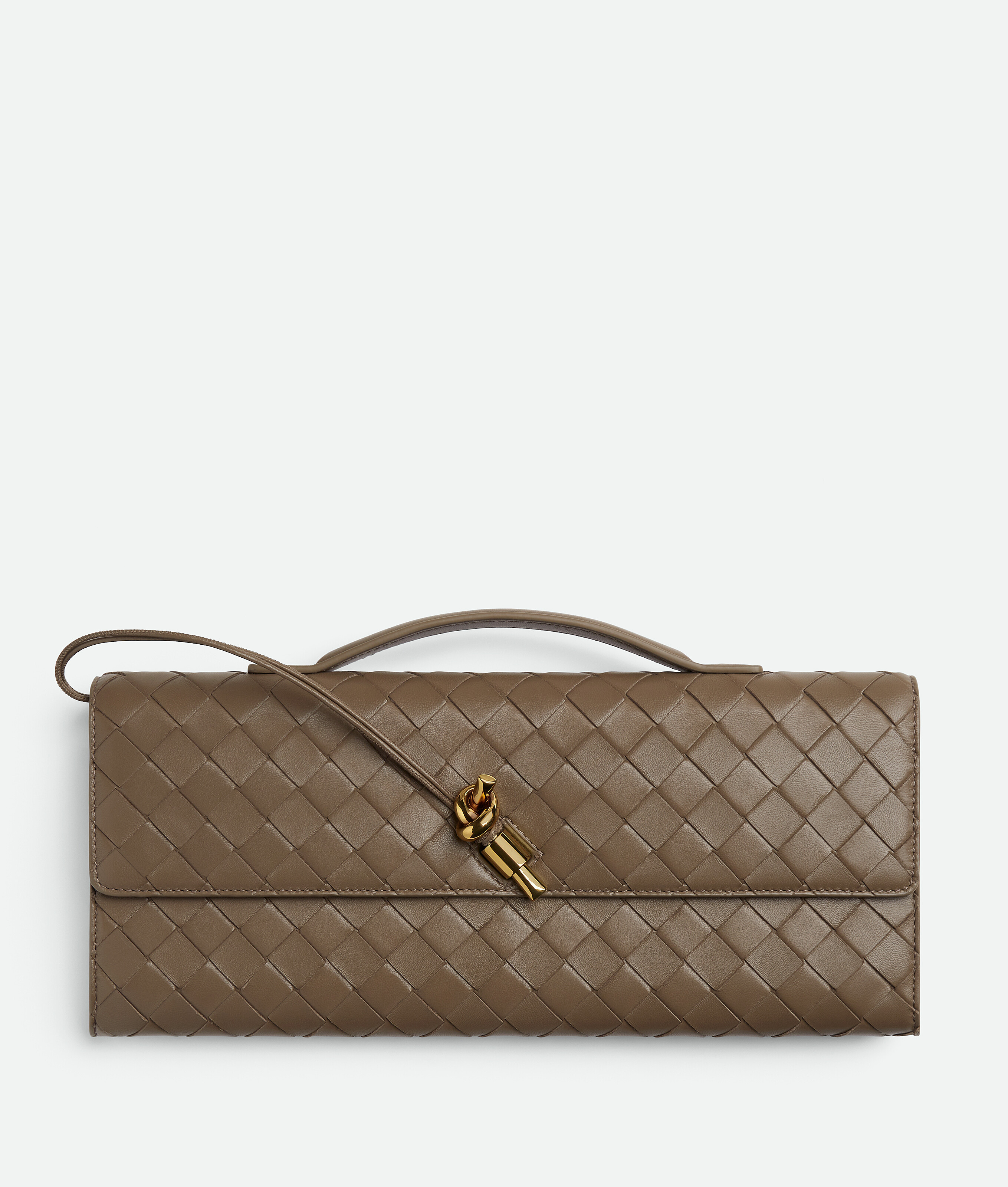 Bottega Veneta Andiamo Clutch - Brown - Women - Unisex | Bottega Veneta