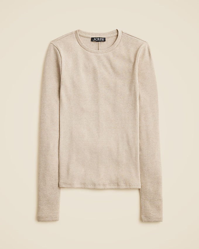 Perfect rib long-sleeve T-shirt | J. Crew US