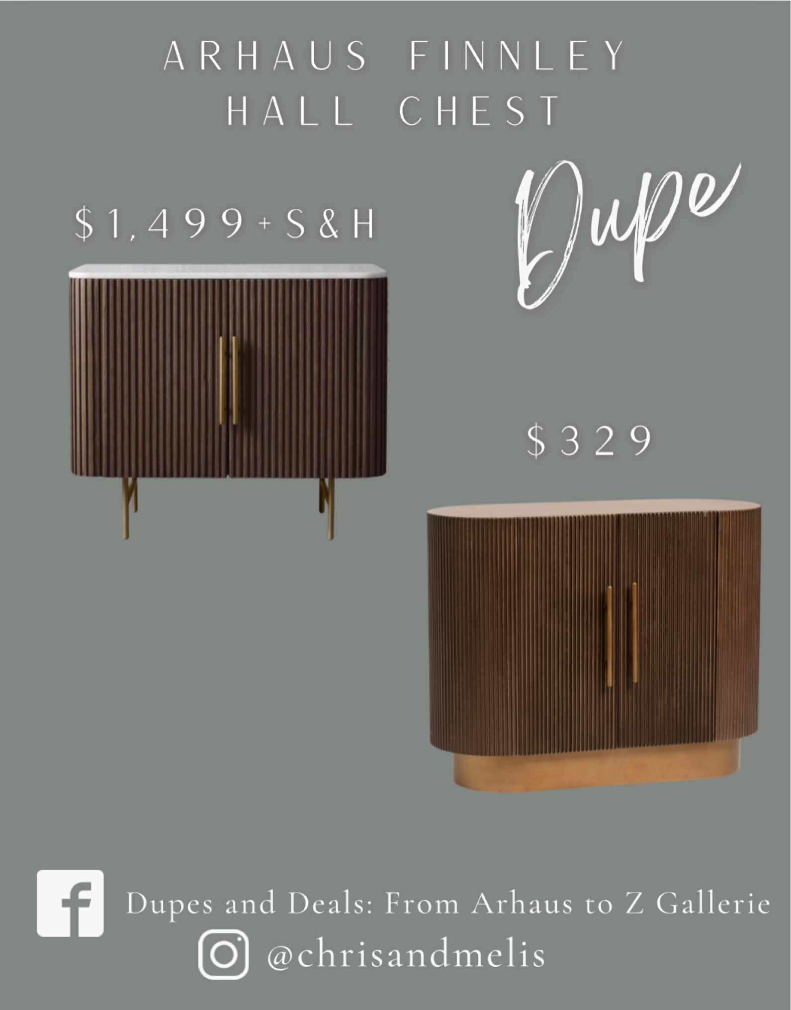 Arhaus Finnley Hall Chest dupe was restocked!

#LTKHome #LTKSaleAlert