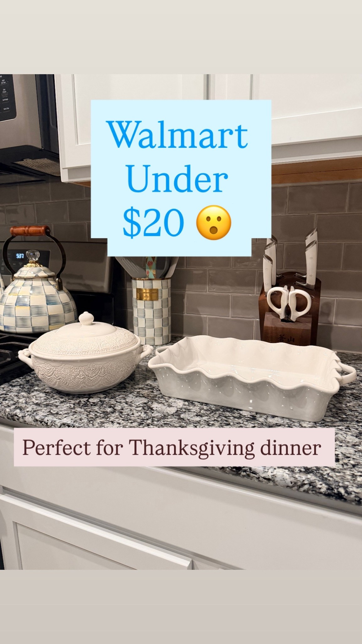 Love the ruffle casserole dish. Both are perfect for Thanksgiving and Christmas dinner. 

#LTKHoliday #LTKGiftGuide #LTKFindsUnder50