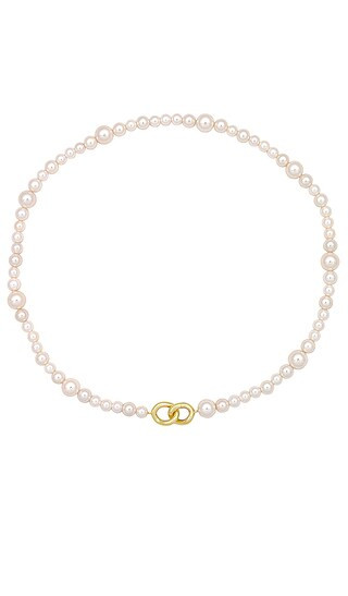 Lou Pearl Necklace in White Shell | Revolve Clothing (Global)