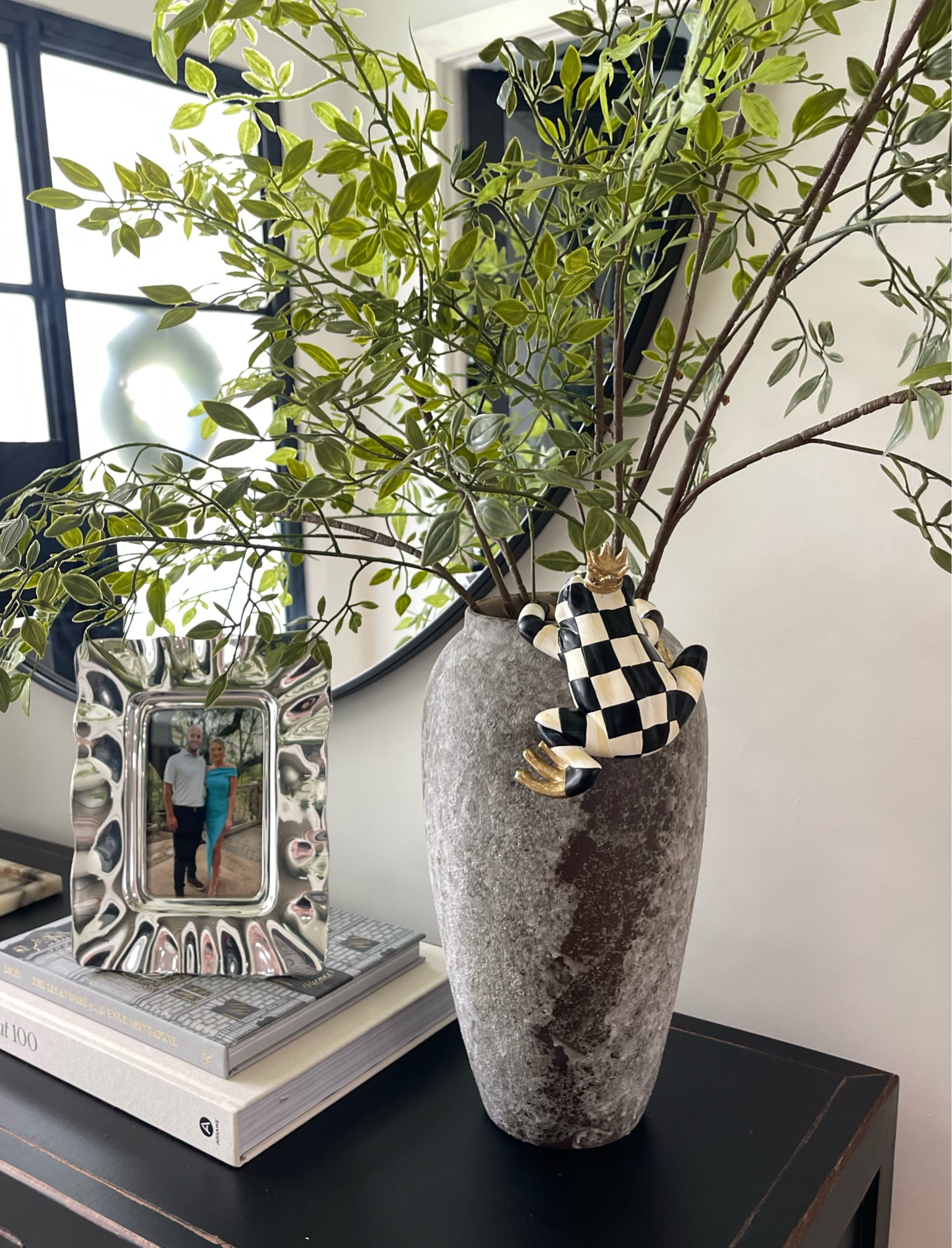 Frog pot climber!!! The cutest little “happy” and will look SO CUTE outside on my porch! 🥰🐸 #mackenziechilds #potclimber 