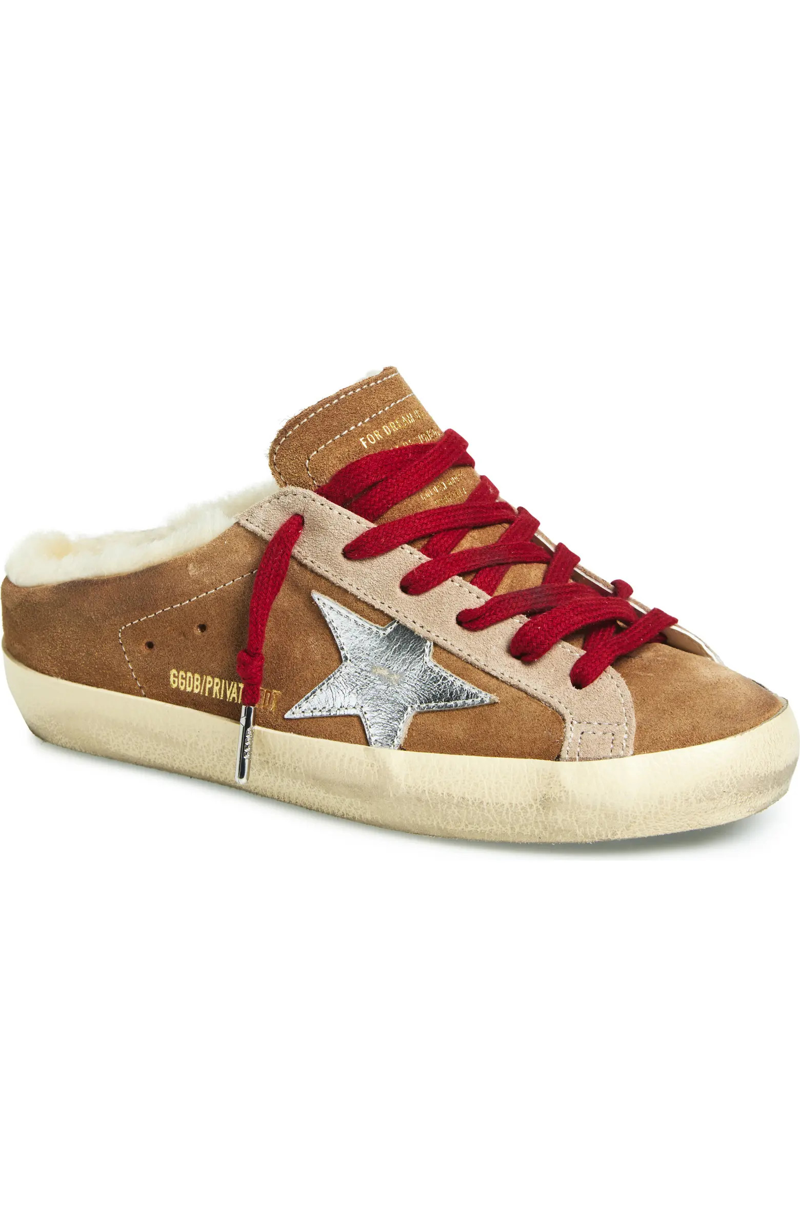 Golden Goose Super-Star Sabot Geniune Shearling Mule Sneaker (Women) | Nordstrom | Nordstrom