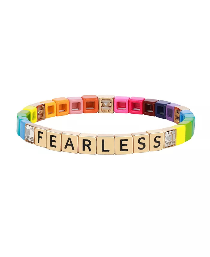 Unwritten
          
        
  
      
          Crystal and Multi-Color Enamel Fearless Stretch... | Macy's