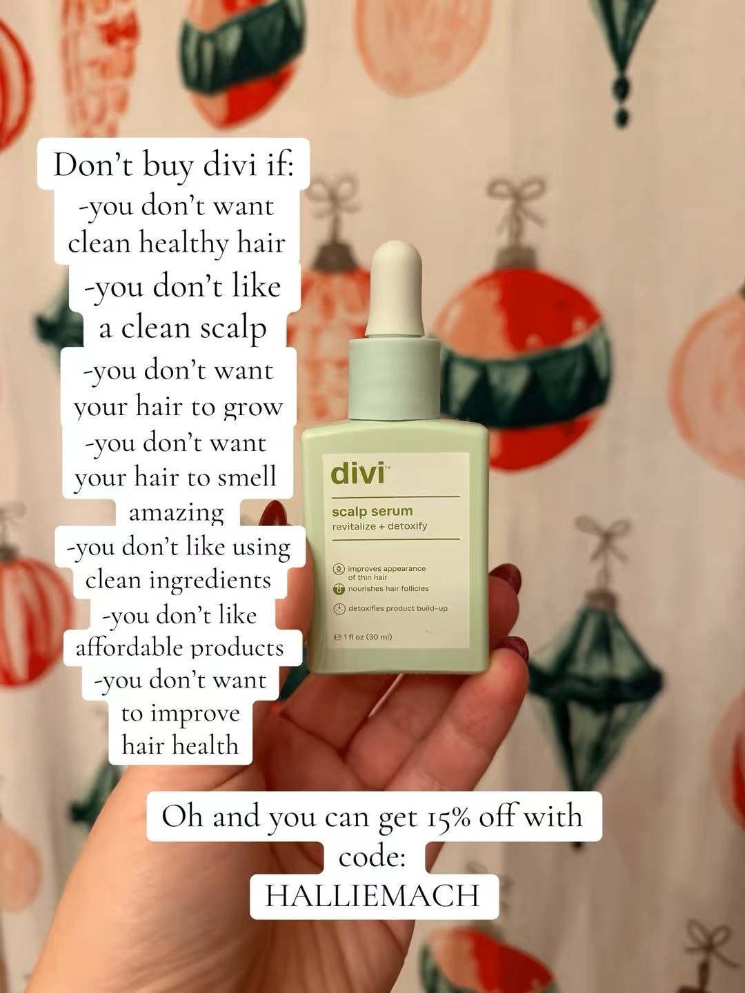 The best scalp serum on the market!



Divi
Divi partner
Hair care
Beauty routine

#LTKBeauty #LTKFindsUnder50 #LTKHoliday
