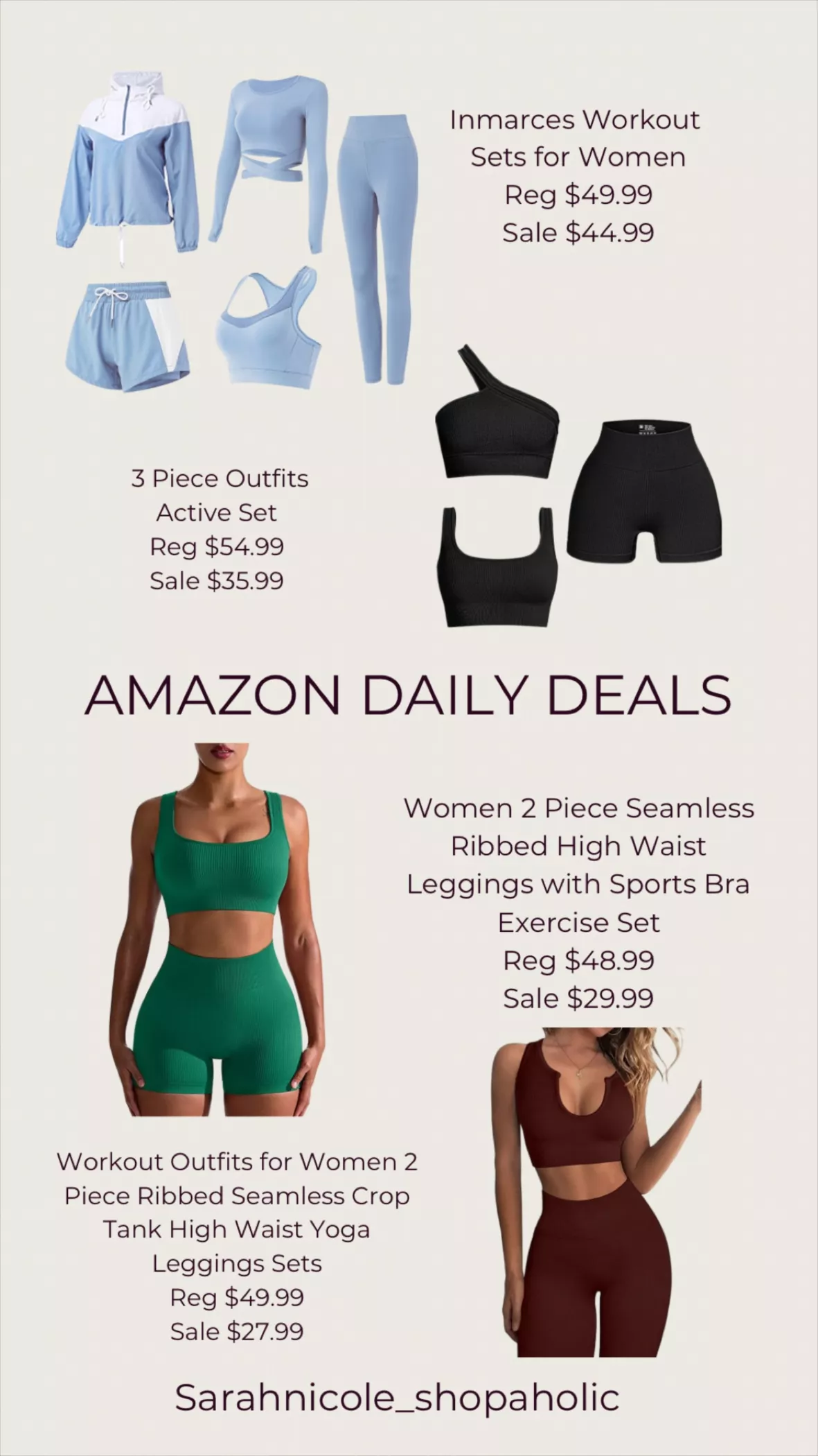 Inmarces Workout Sets for Women 5 … curated on LTK