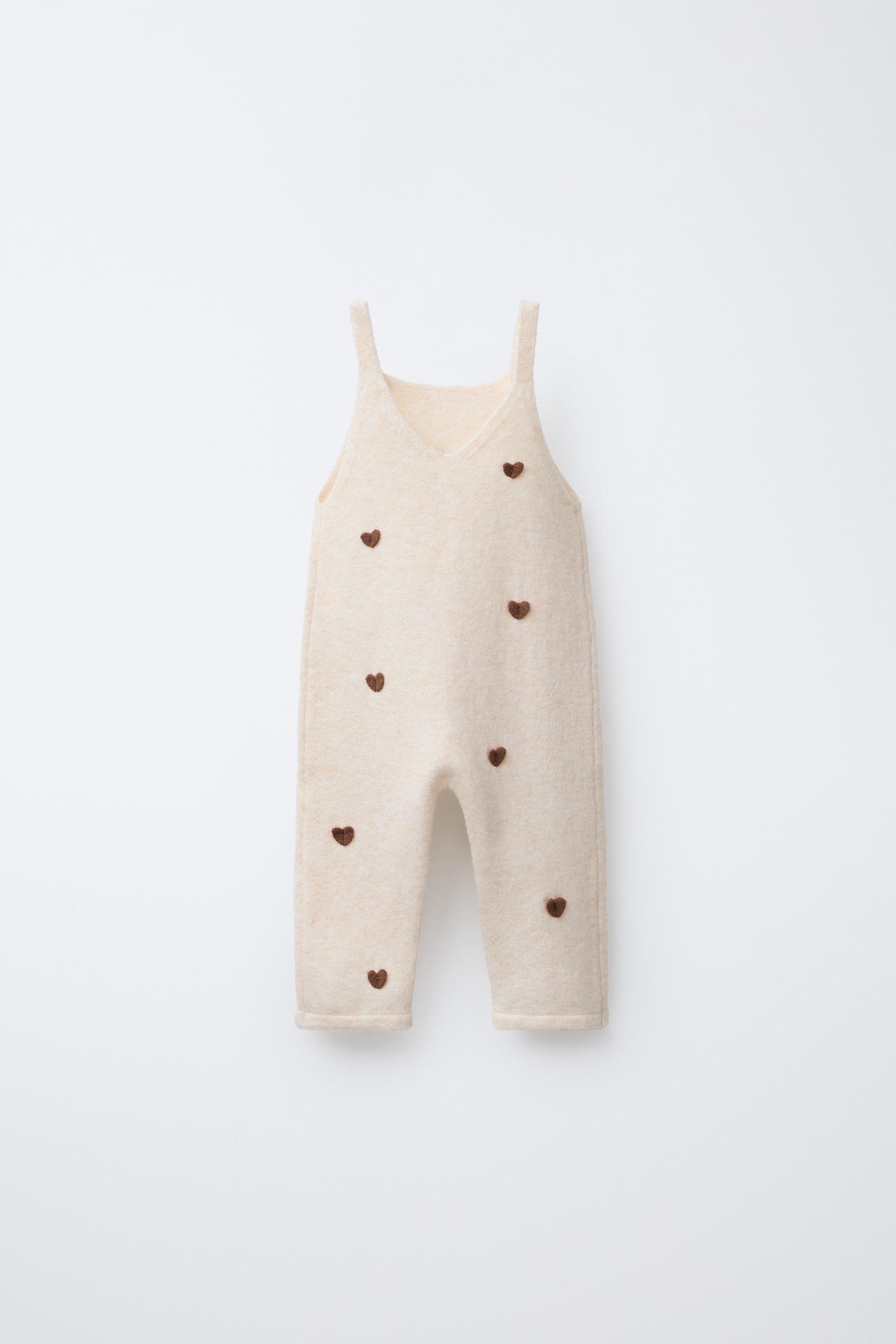 LATZHOSE AUS STRICK MIT HERZEN | Zara DE