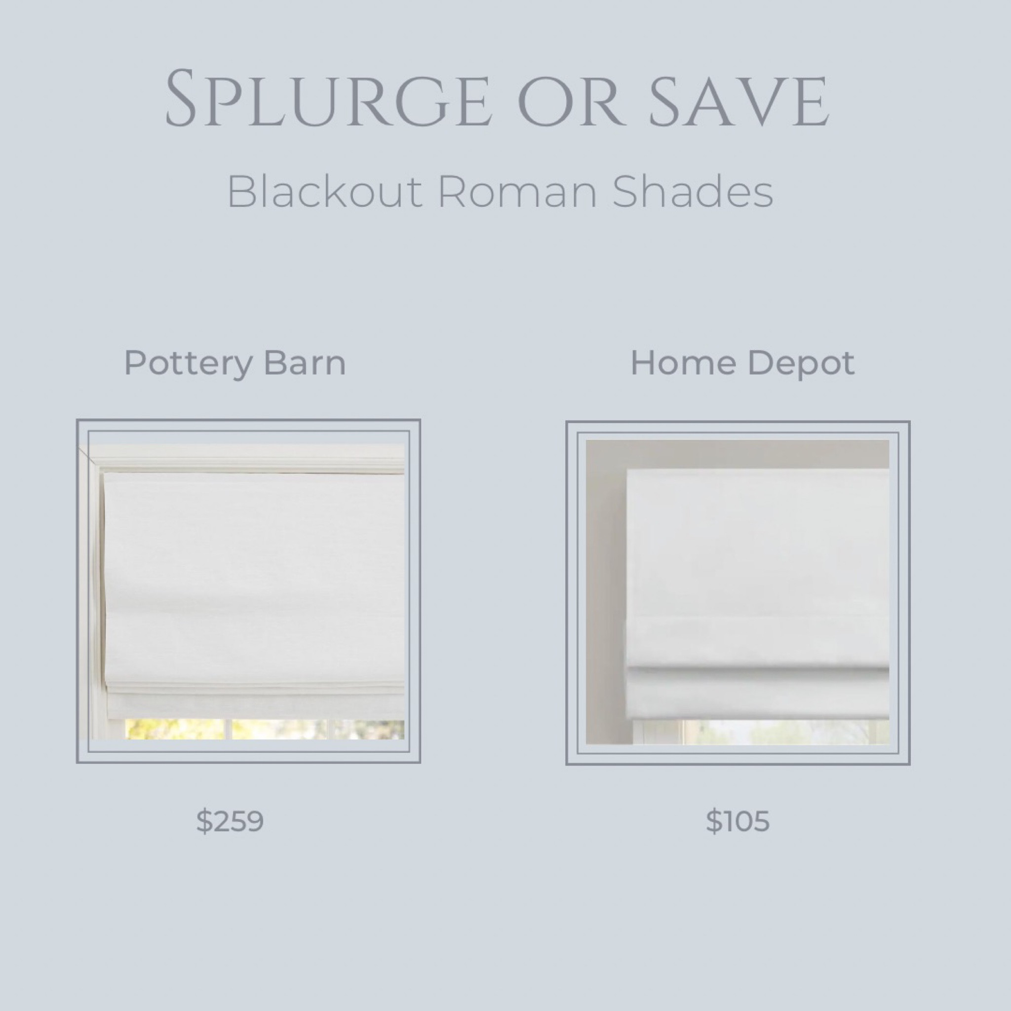 Cordless blackout roman shades - splurge or save!

These are priced out for 34” & 33” width, but both retailers provide these items in several sizes. Both items have great reviews on quality and blackout efficiency!

#LTKfamily #LTKhome #LTKkids