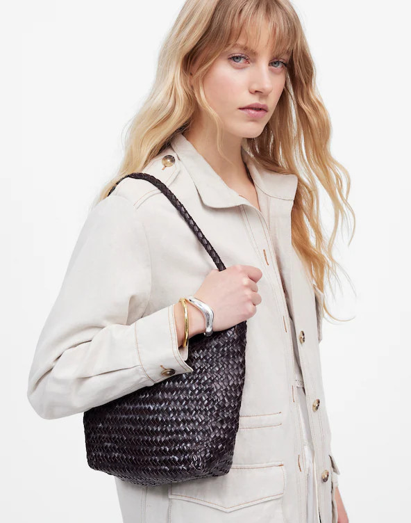 The Signature Woven Shoulder Bag | Madewell