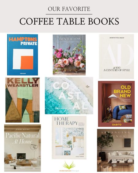 Coffee table books are perfect for using to layer decorative items on, and for adding extra color and interest into a space! Here are some of our favorites!

#LTKfindsunder100 #LTKhome #LTKfamily