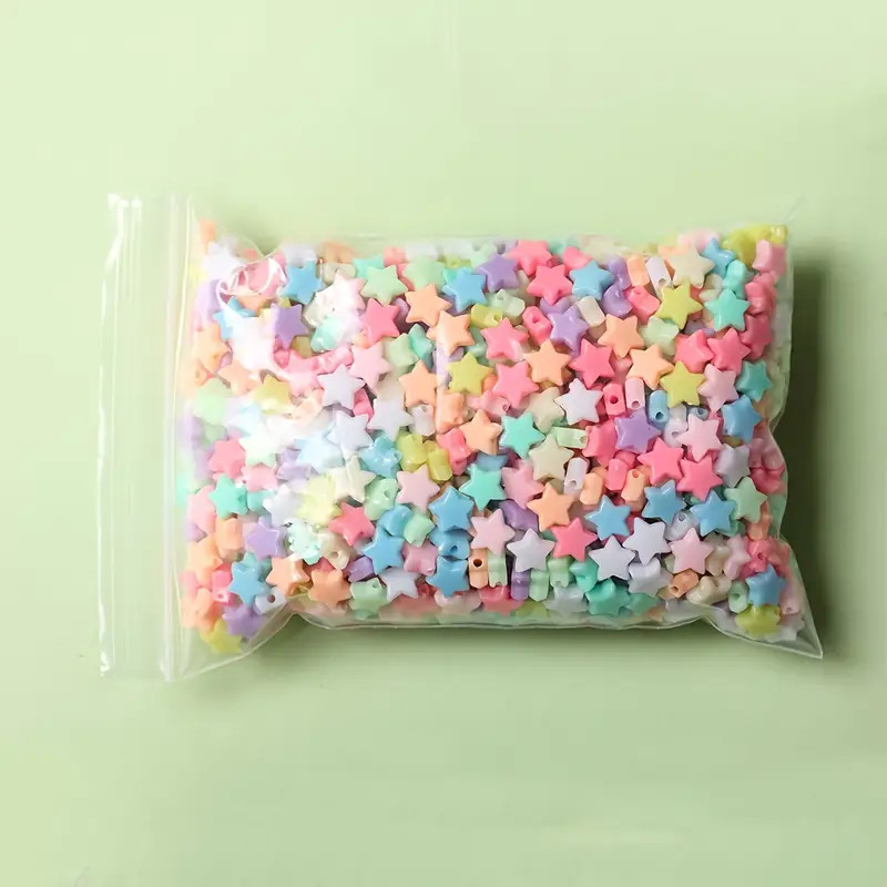 Candy Color Five pointed Star Acrylic Beads Loose Spacer - Temu | Temu Affiliate Program