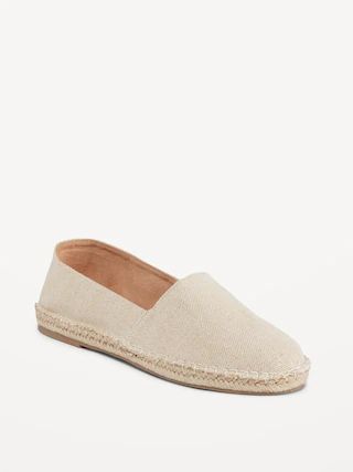Canvas Espadrille Flats for Women | Old Navy (US)