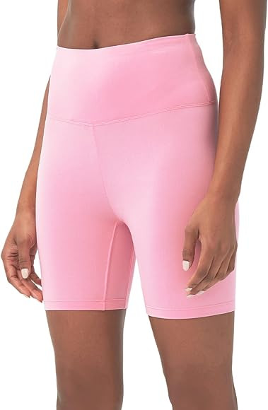 sissycos Women's High Waisted Biker Shorts Ultra Soft Stretch Yoga Band 6" Inseam Short Pants | Amazon (US)