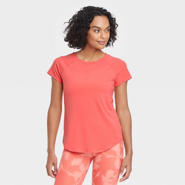 Women's Essential Crewneck Short Sleeve T-Shirt - All in Motion™ | Target