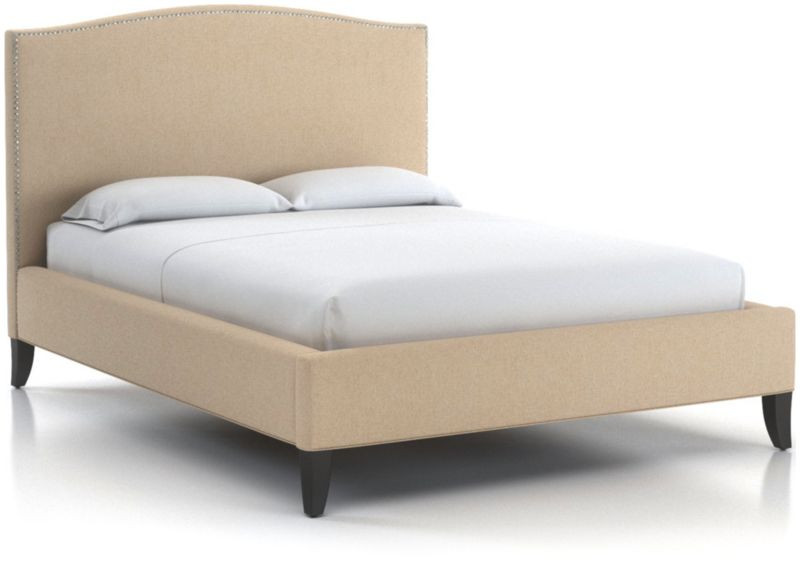 Colette Queen Upholstered Bed 52.5" + Reviews | Crate & Barrel | Crate & Barrel