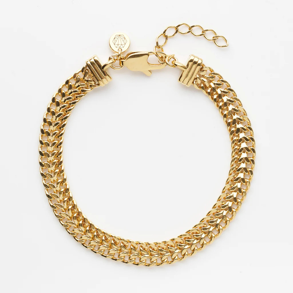 Vintage Luxe Woven Chain Bracelet | Carrie Elizabeth