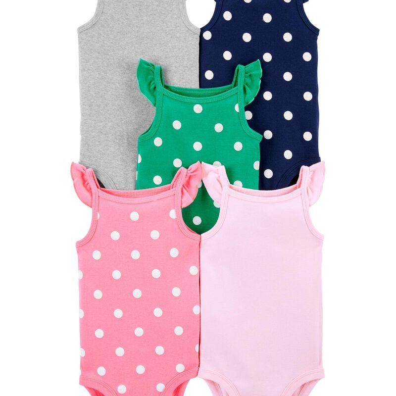 5-Pack Tank Bodysuits | Carter's