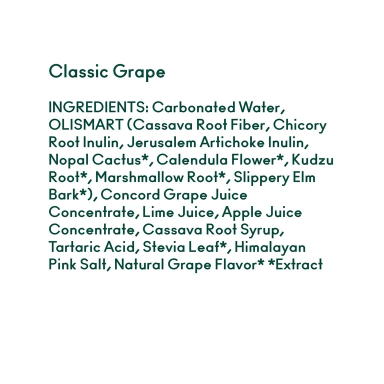 OLIPOP Classic Grape, A New Kind of Soda, 12 fl oz (12 pack) | Walmart (US)