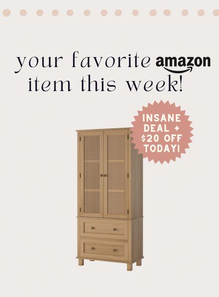 Your favorite amazon item this week! Such a great deal on this cabinet! 

#LTKhome #LTKsalealert #LTKFind