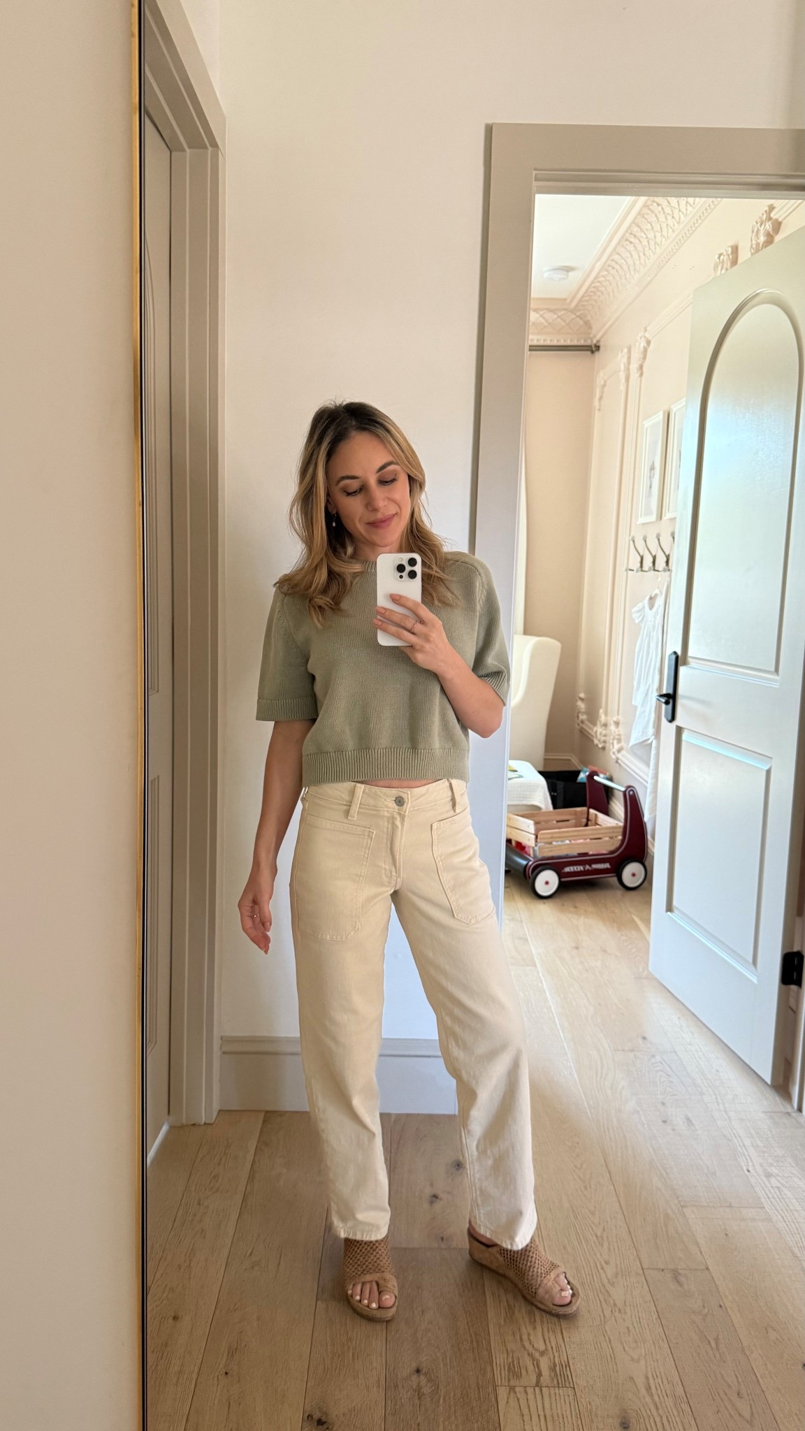 Living in these jeans right now! 
Color: Ecru
Size: Petite 0

#LTKPetite #LTKSaleAlert #LTKFindsUnder50