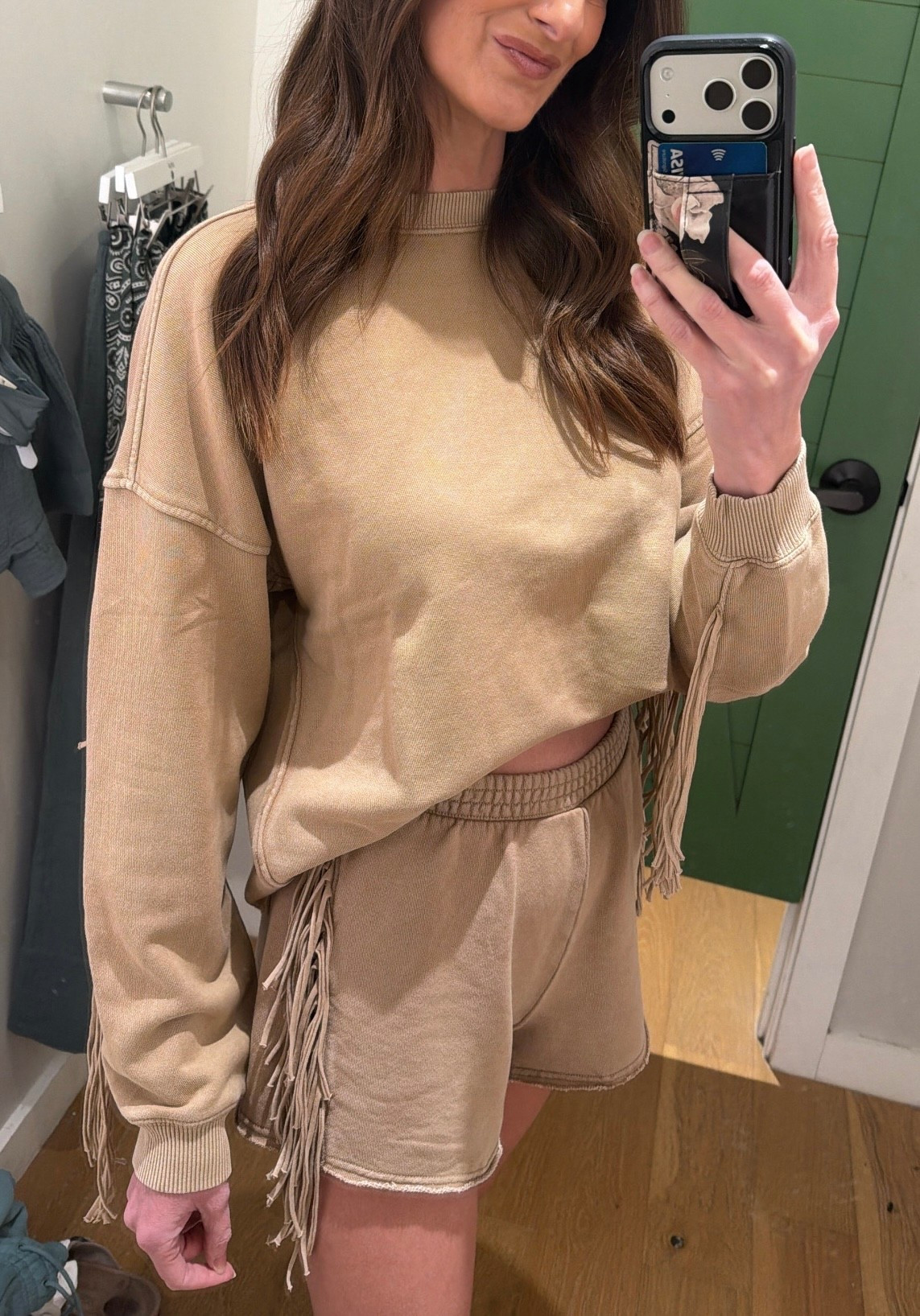 Aerie fringe sweat set
Festival outfit 
Casual style

#LTKFestival #LTKgrwm #LTKootd