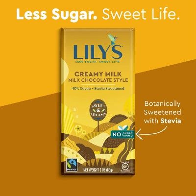 Lily's 40% Creamy Milk Chocolate Bar - 3oz | Target
