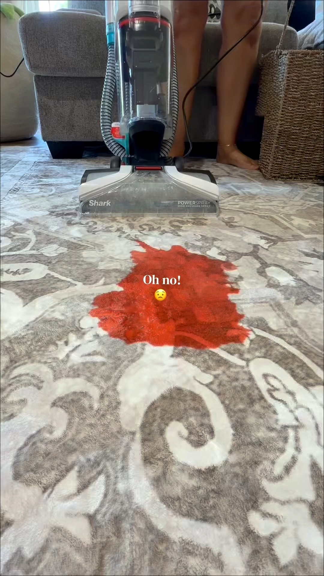 Unbelievable how quickly it pulled the red out!
#sharkcarpetxpert #carpetcleaning #cleaningtools #floorcleaning #cleanwithme

#LTKHome #LTKSaleAlert