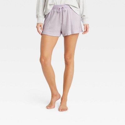 Women's Striped Perfectly Cozy Lounge Shorts - Stars Above™ | Target