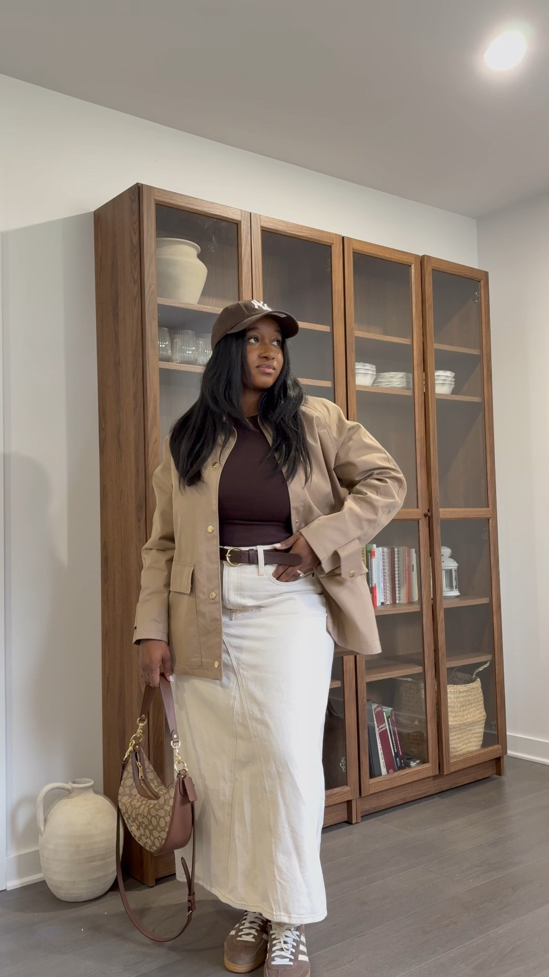 One of my go-tos spring outfits 🤎🤍✨

A ribbed t-shirt , a maxi denim skirt, comfortable sneakers and trench coat 🤝🏾👌🏾

Comment 'shop' and I'll send the link straight to your DMs 💌
.
.
.
Spring fashion, get ready with me, spring outfit, Outfit inspo, get dressed with me, what to wear, how to style, ways to wear, casual outfits, Pinterest outfit, outfit of the day, weekend outfits

#styleinspo #spring #springoutfits #casualoutfits #outfitideas
#modestfashion #modestakirts #modeststyle#LTKspring #LTKmodest

#LTKpetite #LTKcanada #LTKstyletip
