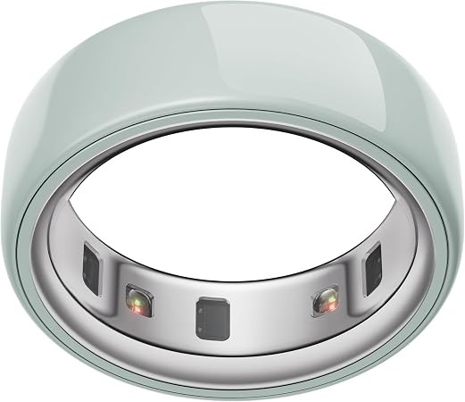 Oura Ring 4 - Ceramic Tide - Size 9 - Sleep, Activity, Women’s Health, AI Advisor, Up to 8 Days... | Amazon (US)