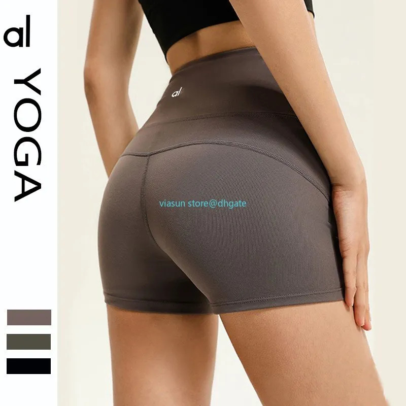 Alos Yoga Outfits Suit Align Womens Sports High Waist Yoga Shorts 4 Point Pants Running Fitness G... | DHGate