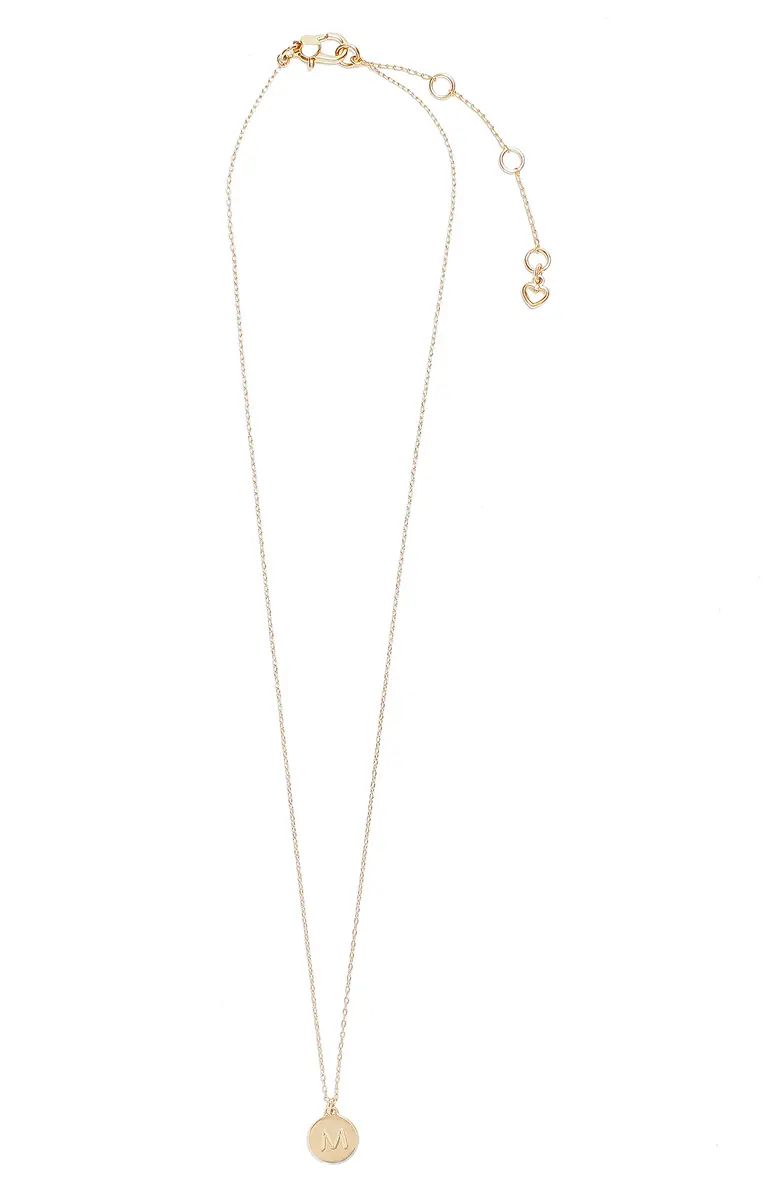 mini initial pendant necklace | Nordstrom Canada
