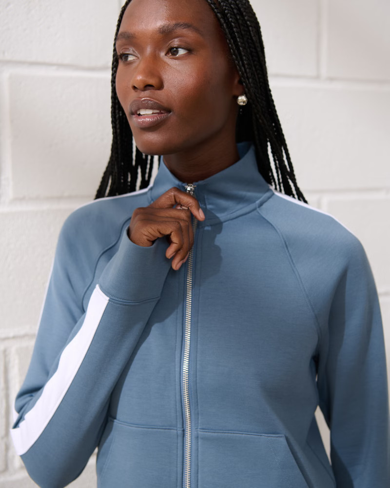 YPB neoKNIT Mockneck Full-Zip | Abercrombie & Fitch (US)