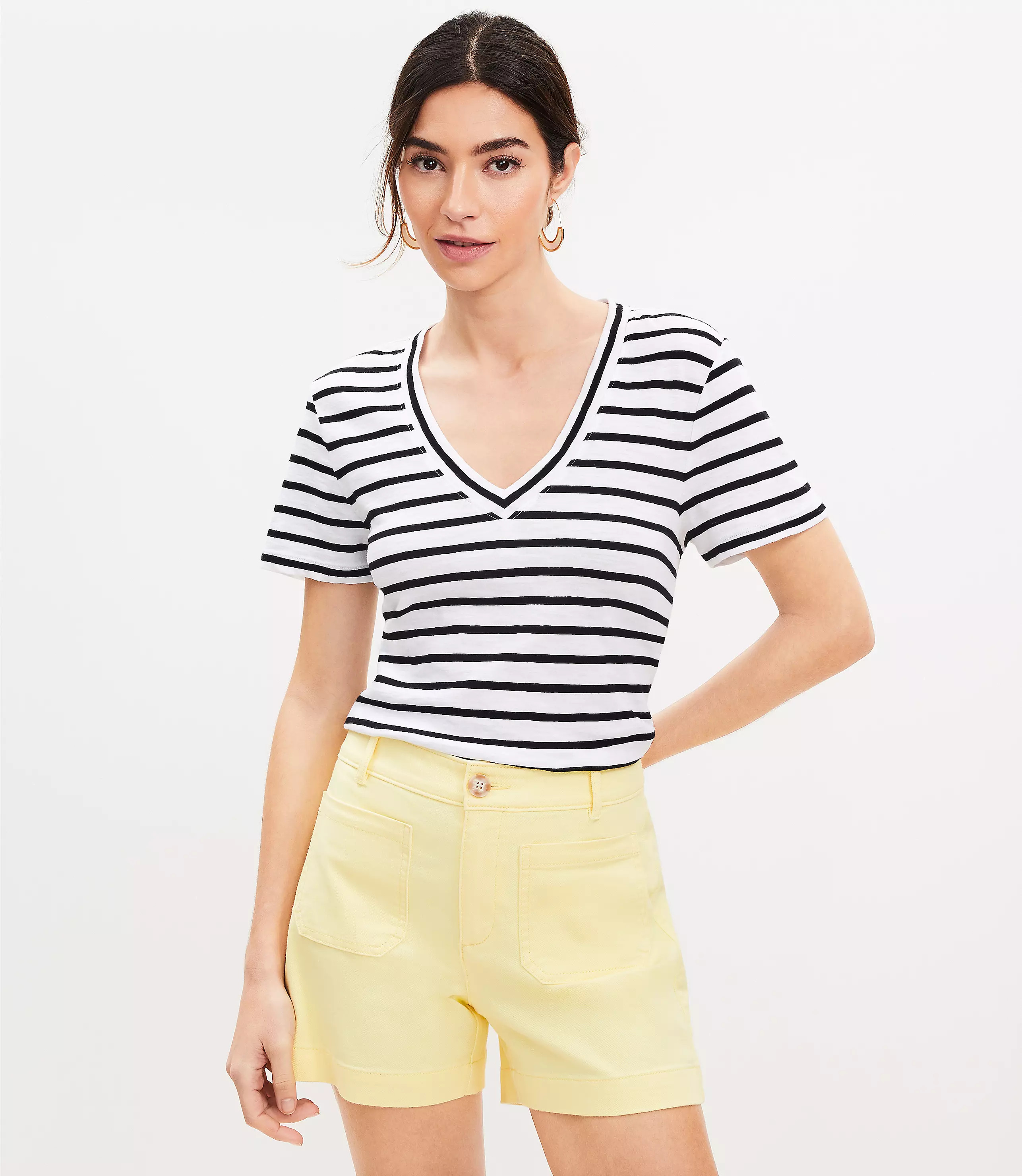 Palmer Shorts in Twill | LOFT