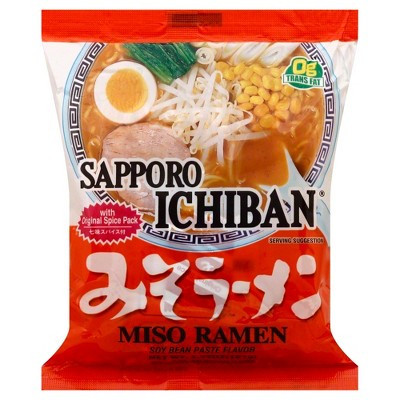 Sapporo Ichiban Miso Ramen - Case of 24 - 3.5 oz | Target