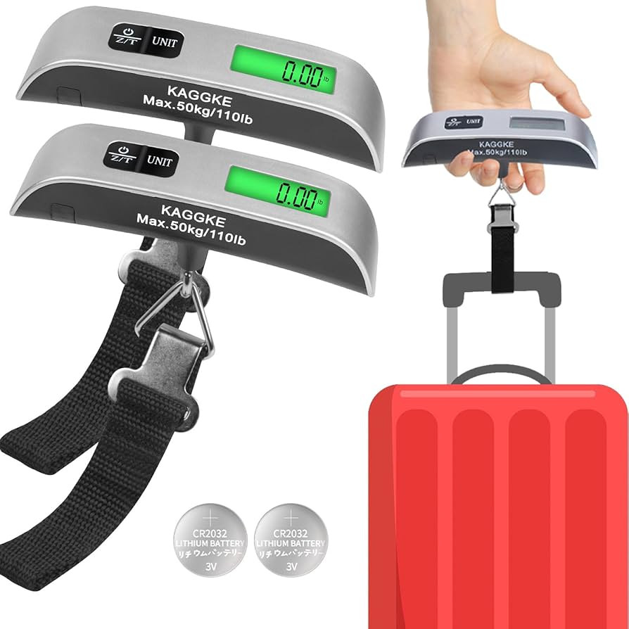 2-Pack Travel Digital Luggage Scale - Portable Luggage Scale -Luggage Scales for Suitcases - Idea... | Amazon (US)