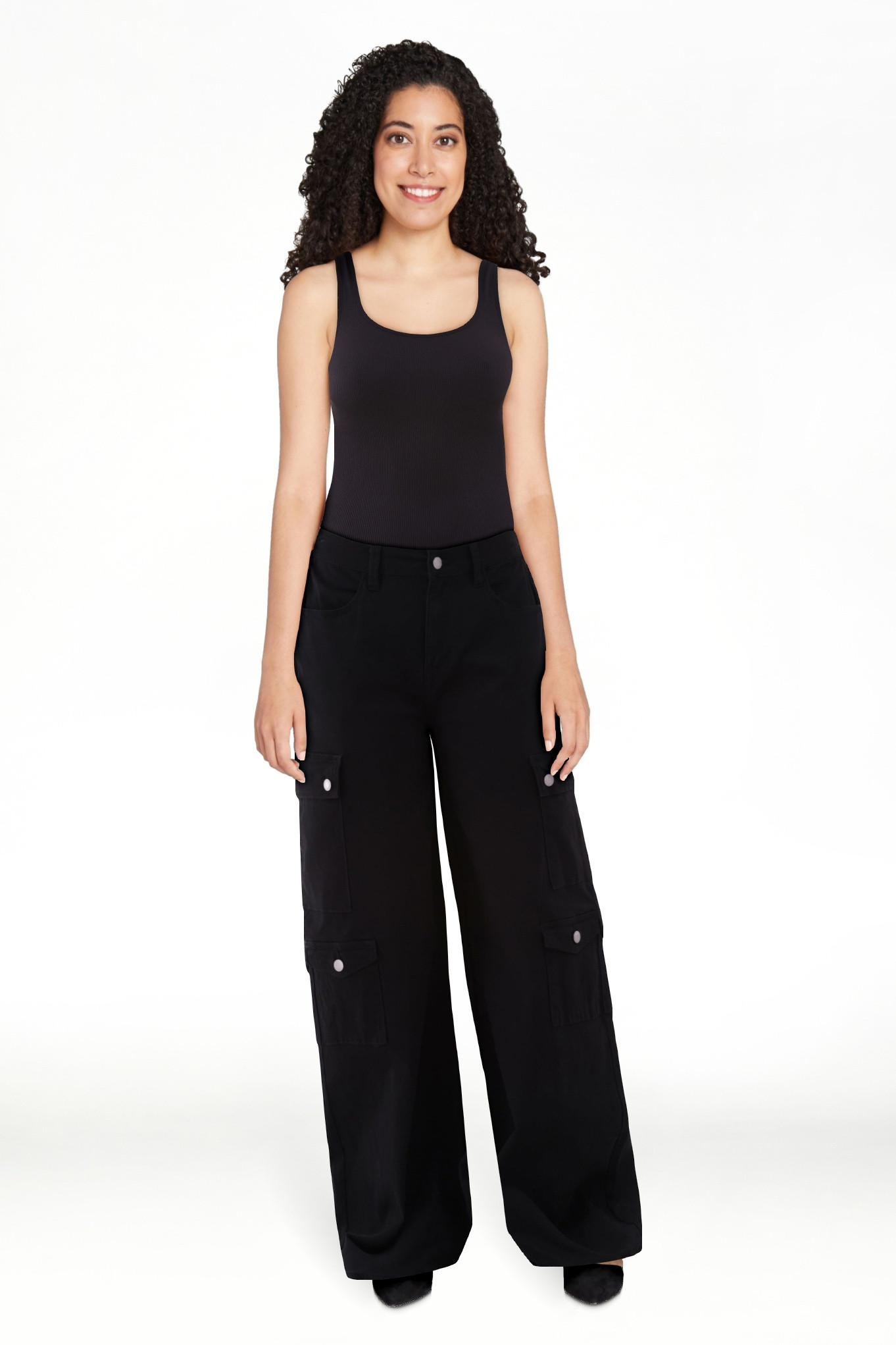 No Boundaries Seamless Ribbed Square Neck Bodysuit, Women's and Women's Plus | Walmart (US)