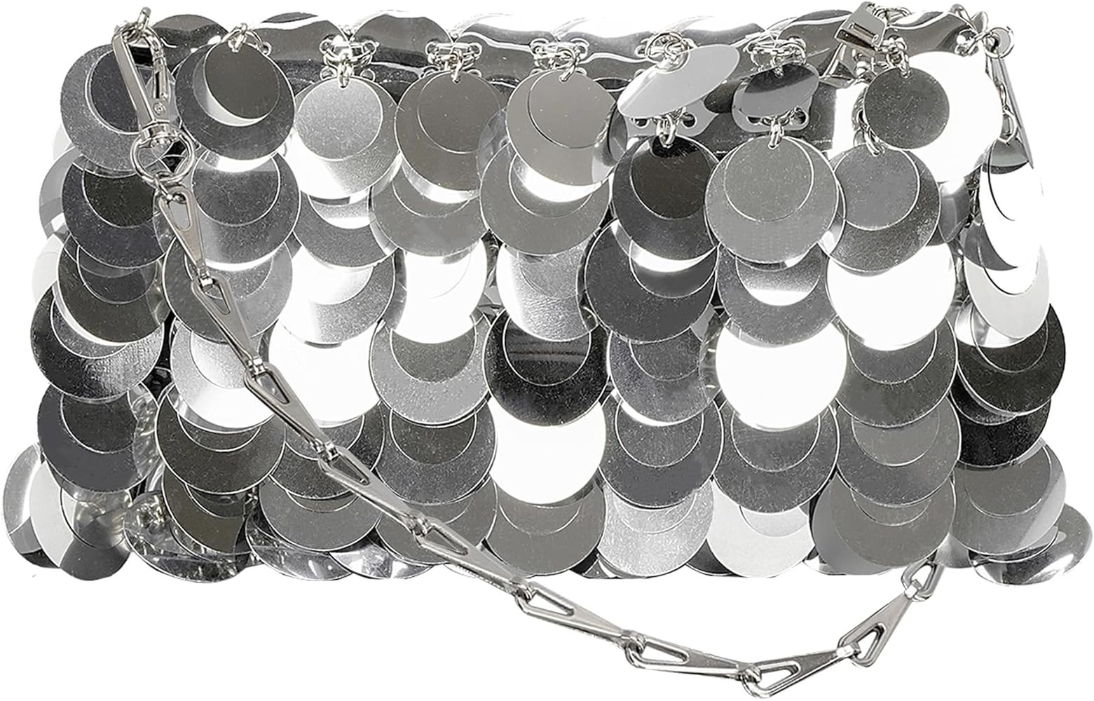 Women's Sequin bag chain strap Glitter Small Handbags Wedding Formal Evening Clutch Party Cocktai... | Amazon (US)