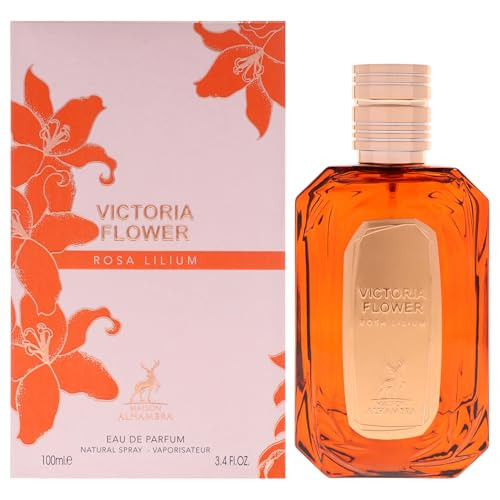 Amazon.com : Victoria Flower - Rosa Lilium by Maison Alhambra for Women - 3.4 oz EDP Spray : Beau... | Amazon (US)