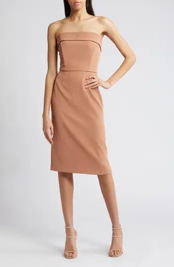 Harry Suiting Strapless Dress | Nordstrom